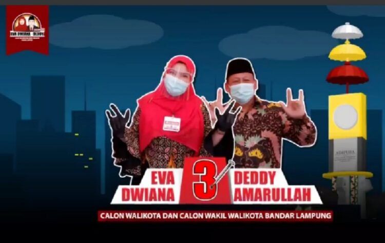 Mahkamah Agung Kabulkan Permohonan Pasangan Calon Wali Kota dan Wakil Wali Kota Bandar Lampung Eva Dwiana – Deddy Amrullah