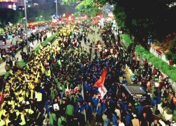 Pimpinan DPR Temui Mahasiswa, Massa Tinggalkan Kompleks Parlemen Secara Tertib